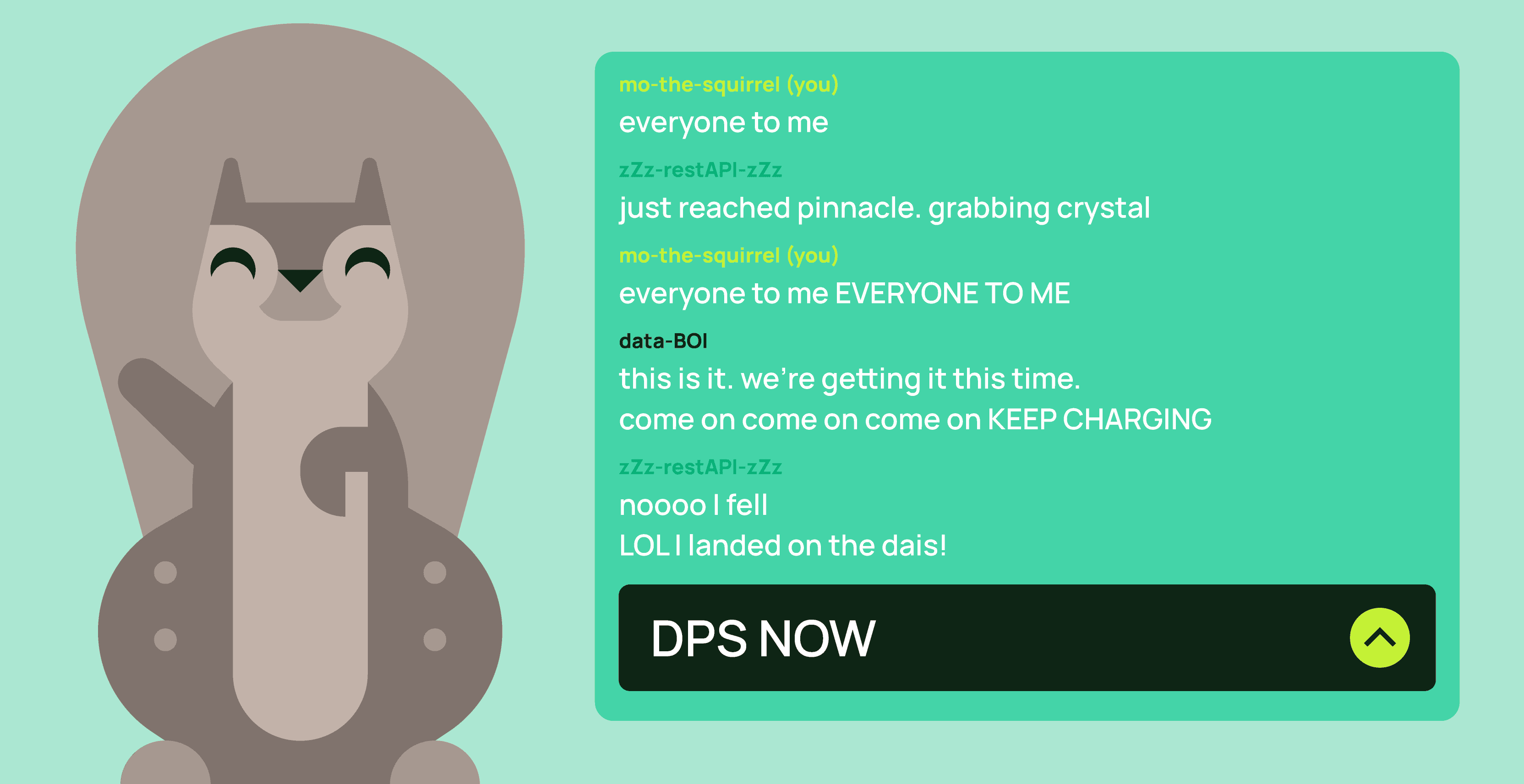 Illustration of Mo by a chat app