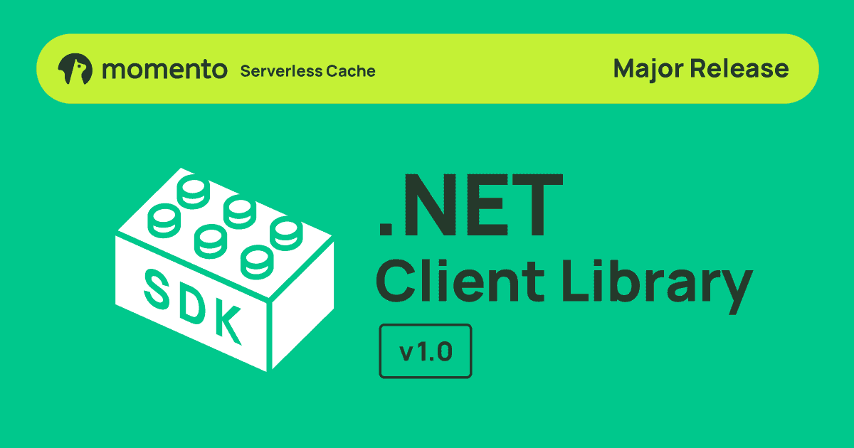 Momento .NET Client Library v1.0 のメジャーリリースを知らせる画像