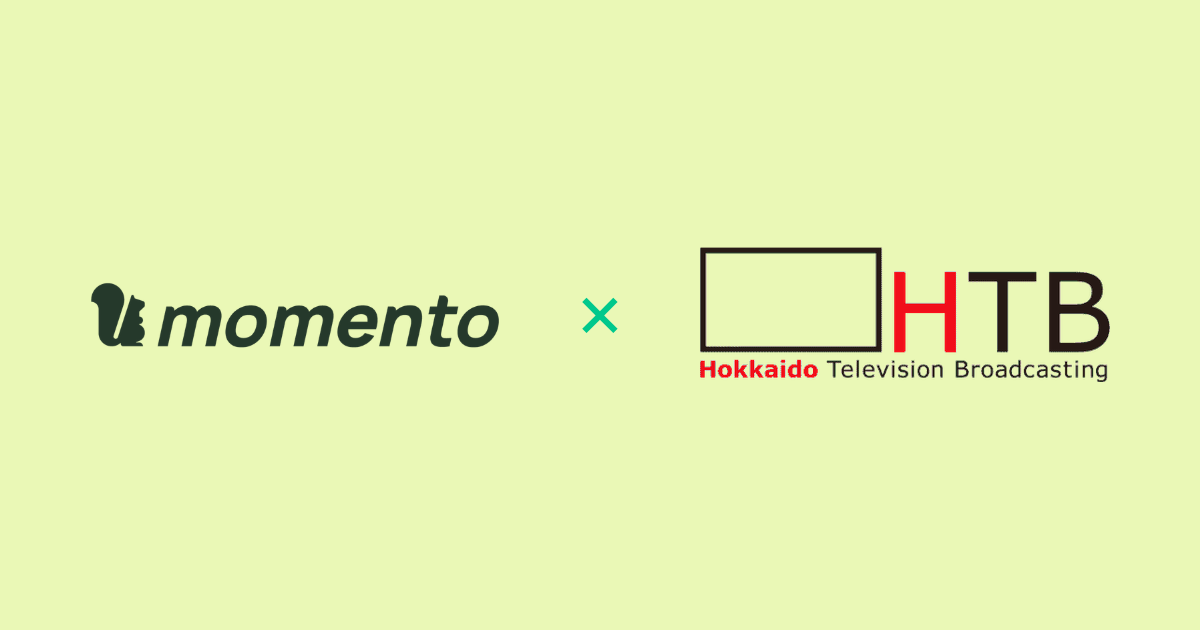 Momento と 北海道テレビ放送 のロゴ