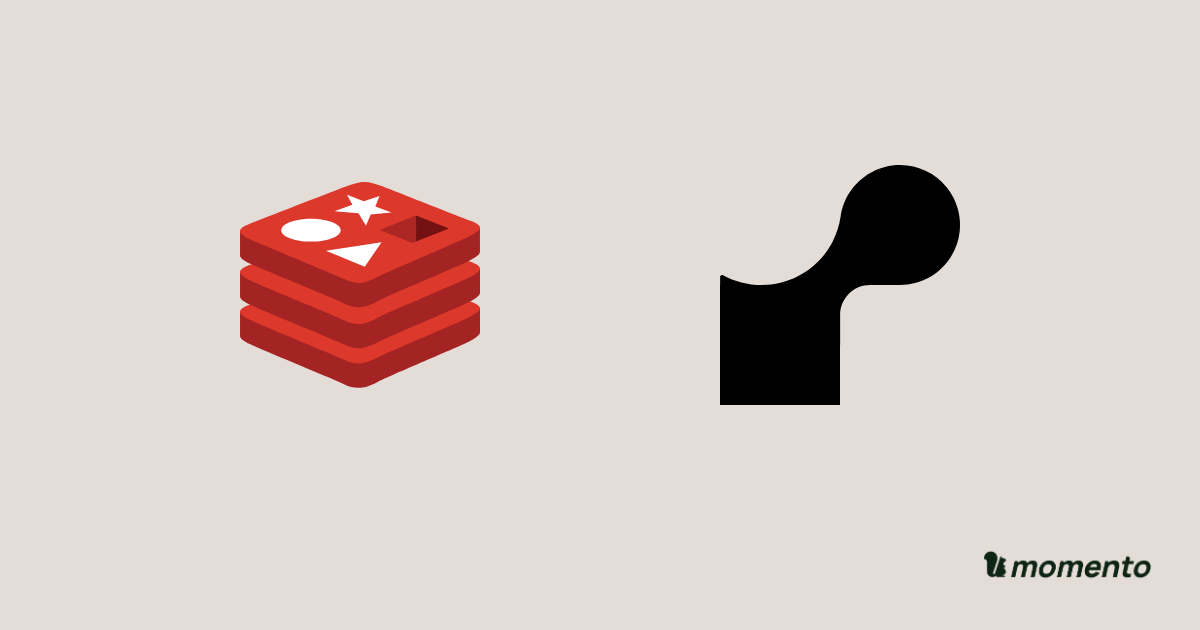Redis Cloud and Render Key Value icons with Momento branding