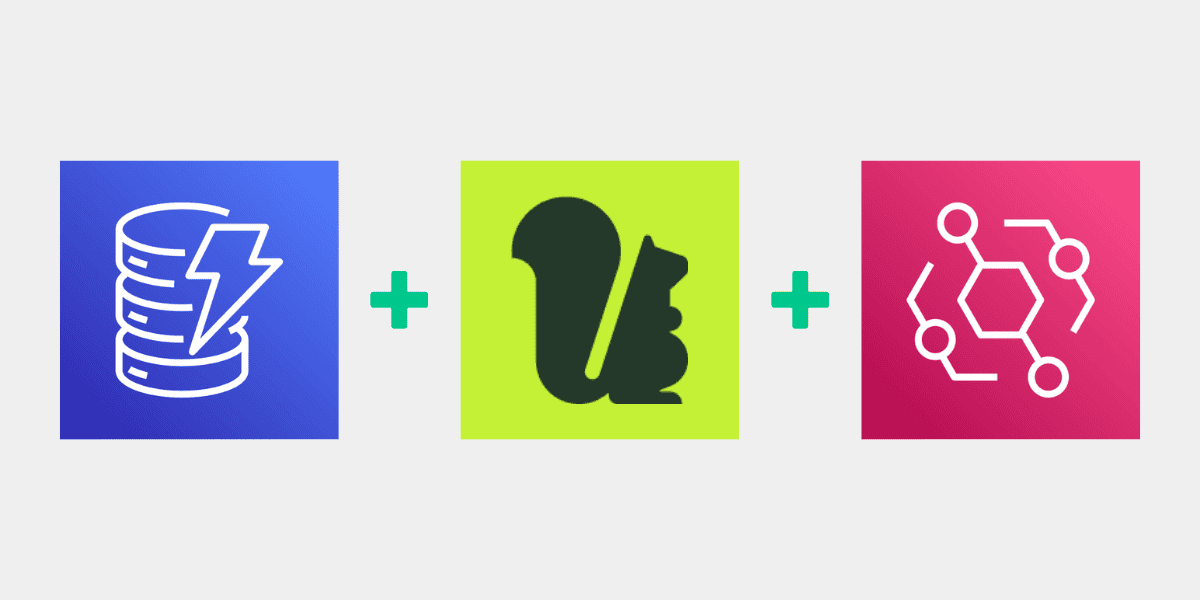 Blog banner image with they DynamoDB, Momento, and Amazon EventBridge Icons