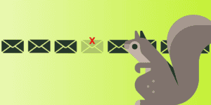 illustration of Mo watching messages and one not delivering