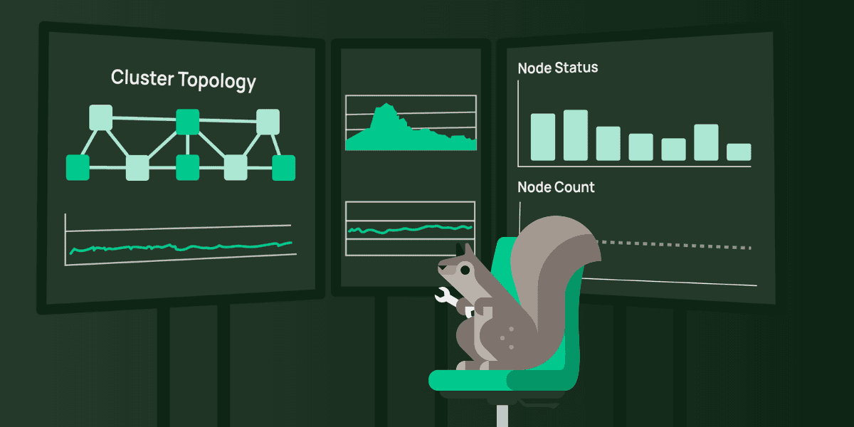 illustration of Mo sitting in front of dashboards
